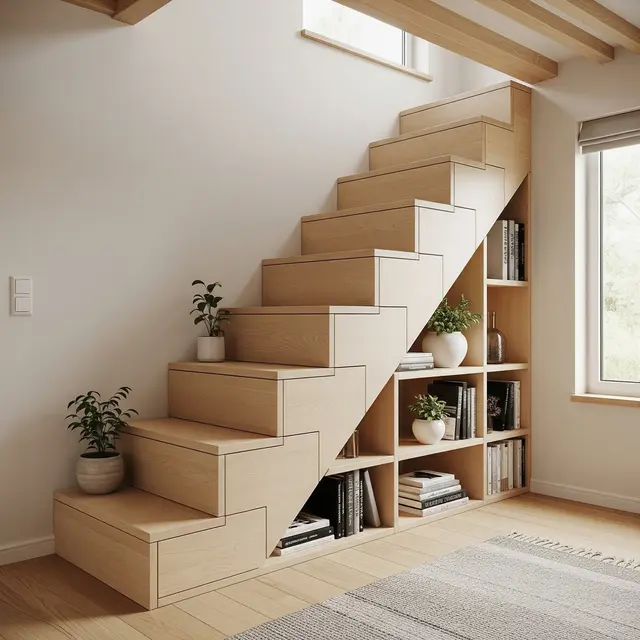 Desain Tangga Minimalis untuk Rumah Dua Lantai Kecil