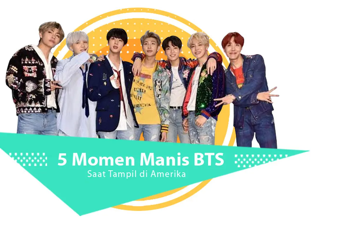 [Bintang] 5 Momen Manis BTS Saat Tampil di Amerika