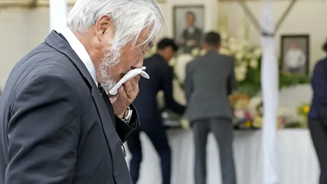Warga Jepang Peringati Satu Tahun Kematian Shinzo Abe