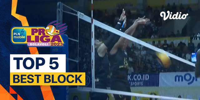 VIDEO: Termasuk Aksi Pemain Jakarta Pertamina Fastron, Ini 5 Block Terbaik PLN Mobile Proliga 2023 Seri Yogyakarta
