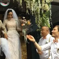 Pernikahan Jono Armstrong dan Cice (Instagram/@germandmitrieviolin)