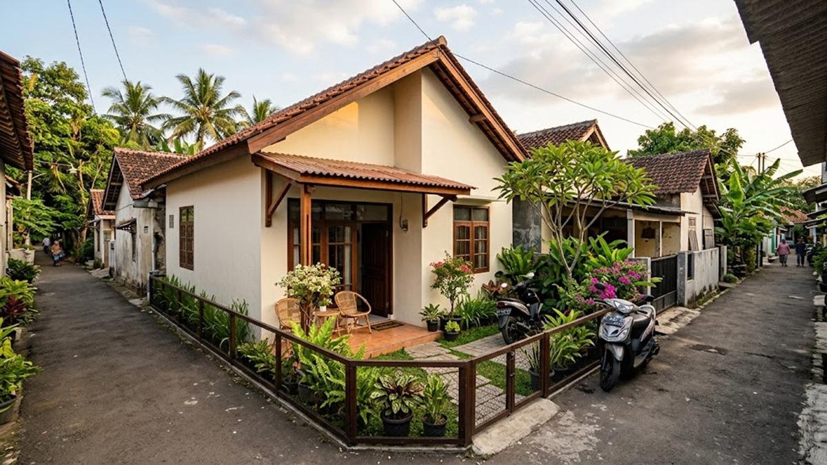 8 Desain Rumah Sederhana 6x10 Meter di Kampung, Bikin Lahan Kecil tetap Nyaman