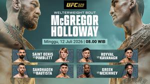 Live Streaming UFC 329: McGregor vs Holloway 2 Jadi Magnet Utama Hanya di Vidio