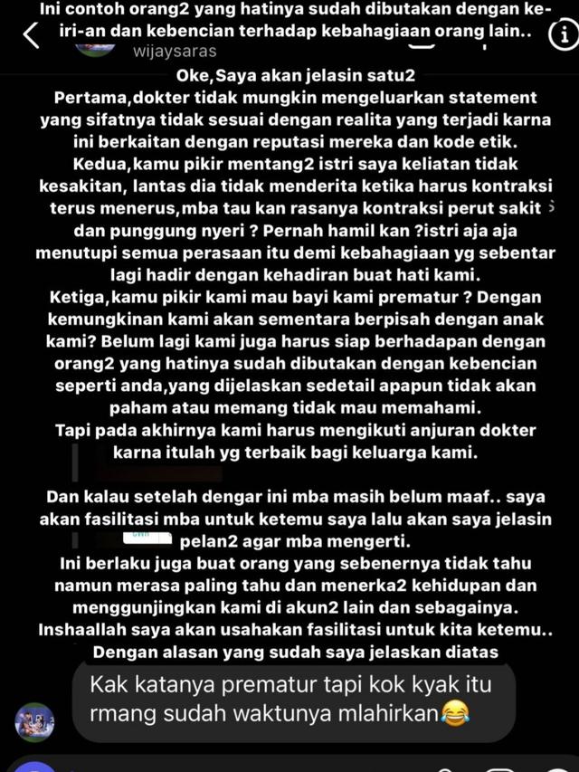 Unggahan Rizky Billar soal Lesti Kejora. (Foto: Dok. Instagram @rizkybillar)