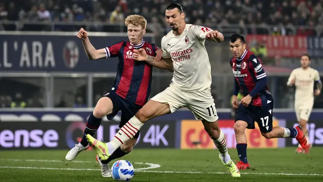 Ibrahimovic Bikin Gol, AC Milan Libas Bologna 4-2