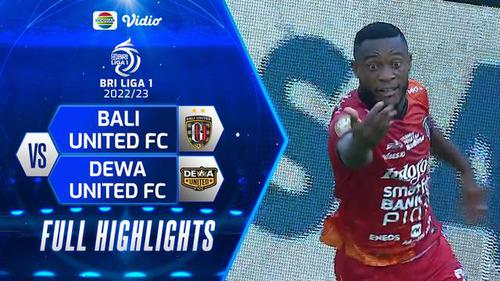 VIDEO: Highlights BRI Liga 1, Bali United Bantai Dewa United Enam Gol Tanpa Balas