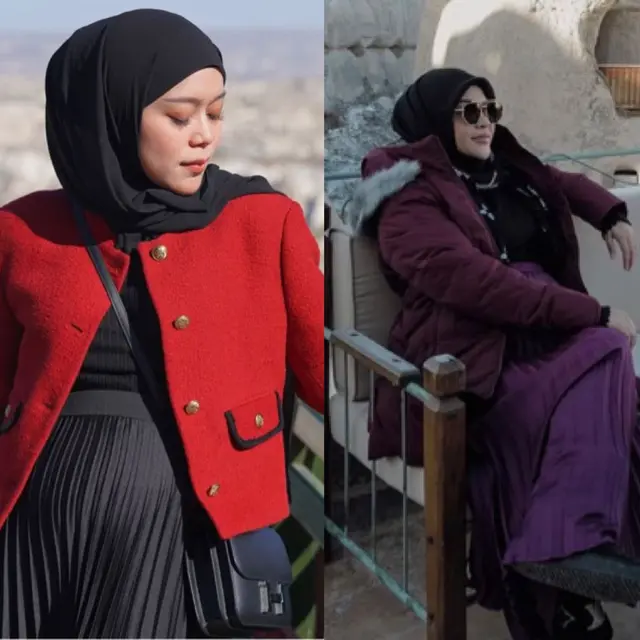 Potret Adu Penampilan Lesti dan Aurel Ketika Liburan di Turki Perlihatkan Baby Bum