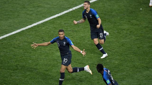Striker Prancis Kylian Mbappe Cetak Gol Keempat
