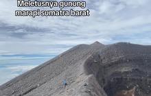 VIDEO: Penampakan Kawah Gunung Marapi Sebelum Erupsi