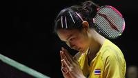 Foto: Pesona Pebulu Tangkis Thailand, Pitchamon Opatniputh saat Beraksi di Indonesia Masters 2026