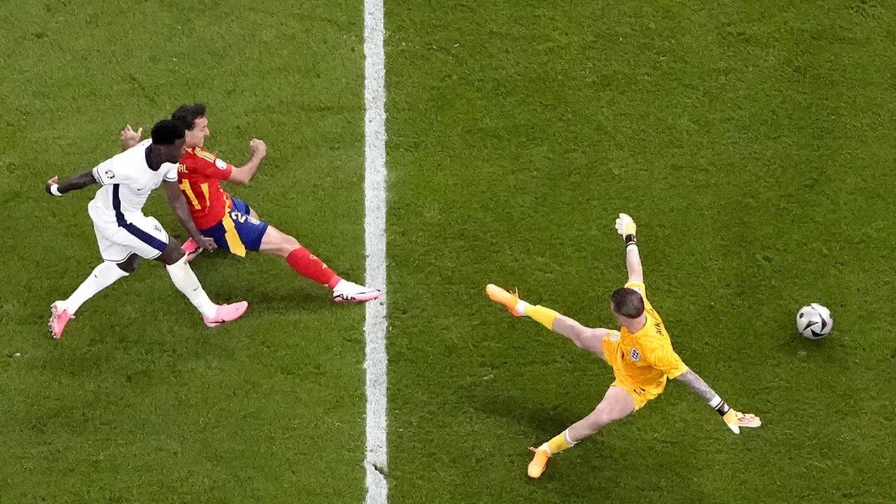 Spanyol v Inggris, Euro 2024