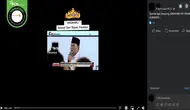 Gambar tangkapan layar&nbsp;video yang diklaim Presiden Prabowo Subianto menyanyikan lagu asal Lampung berjudul "Andahmu". (sumber: Facebook)