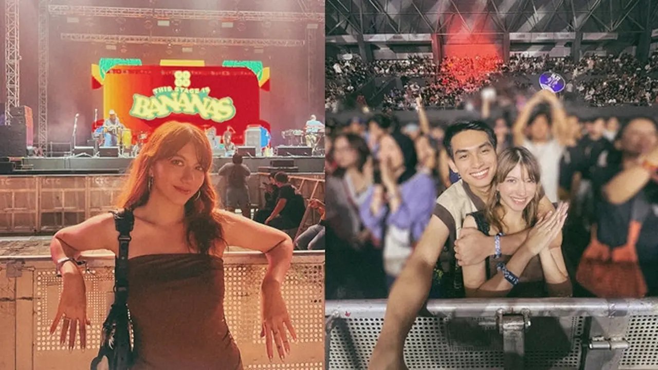 7 Potret Seru Cassandra Lee dan Ryuken Lie Nonton Konser Bareng, Tampil Mesra