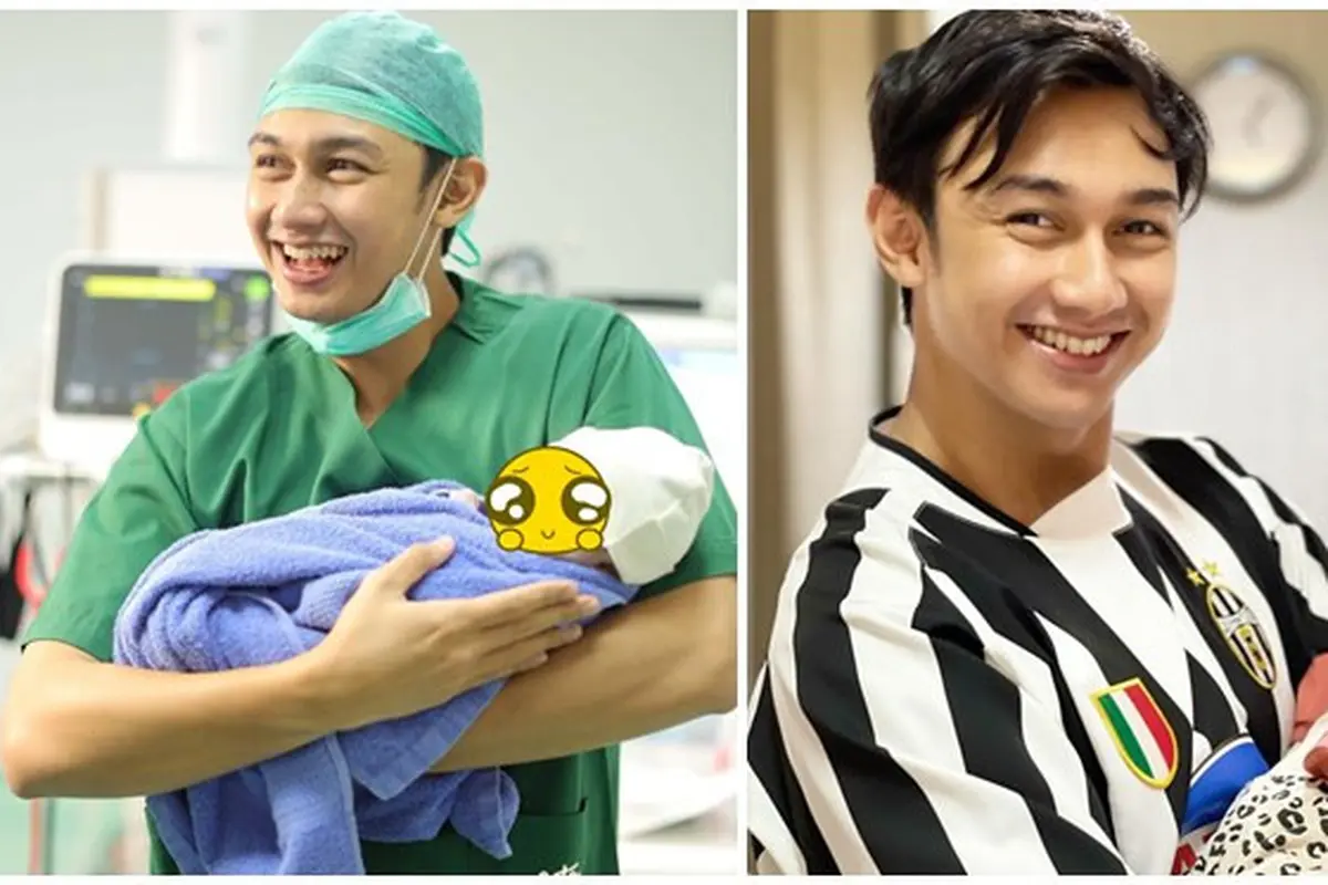 6 Potret Caesar Hito saat Gendong Baby Bible, Jadi Ayah Siaga