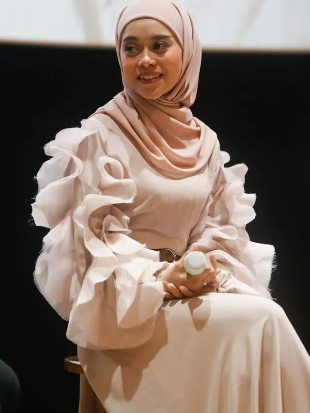 Lesti Kejora Saat Launching single Sekali Seumur Hidup.