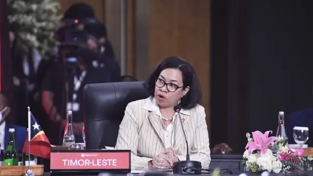 Menteri Luar Negeri Timor-Leste Adaljiza Magno saat menghadiri ASEAN Coordinating Council (ACC) tingkat menteri luar negeri ASEAN pada Februari 2023. (Dok. Kemlu RI)