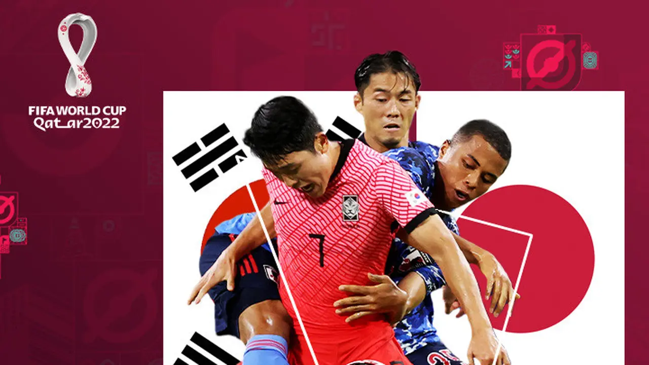 Piala Dunia - Ilustrasi Timnas Korea dan Jepang