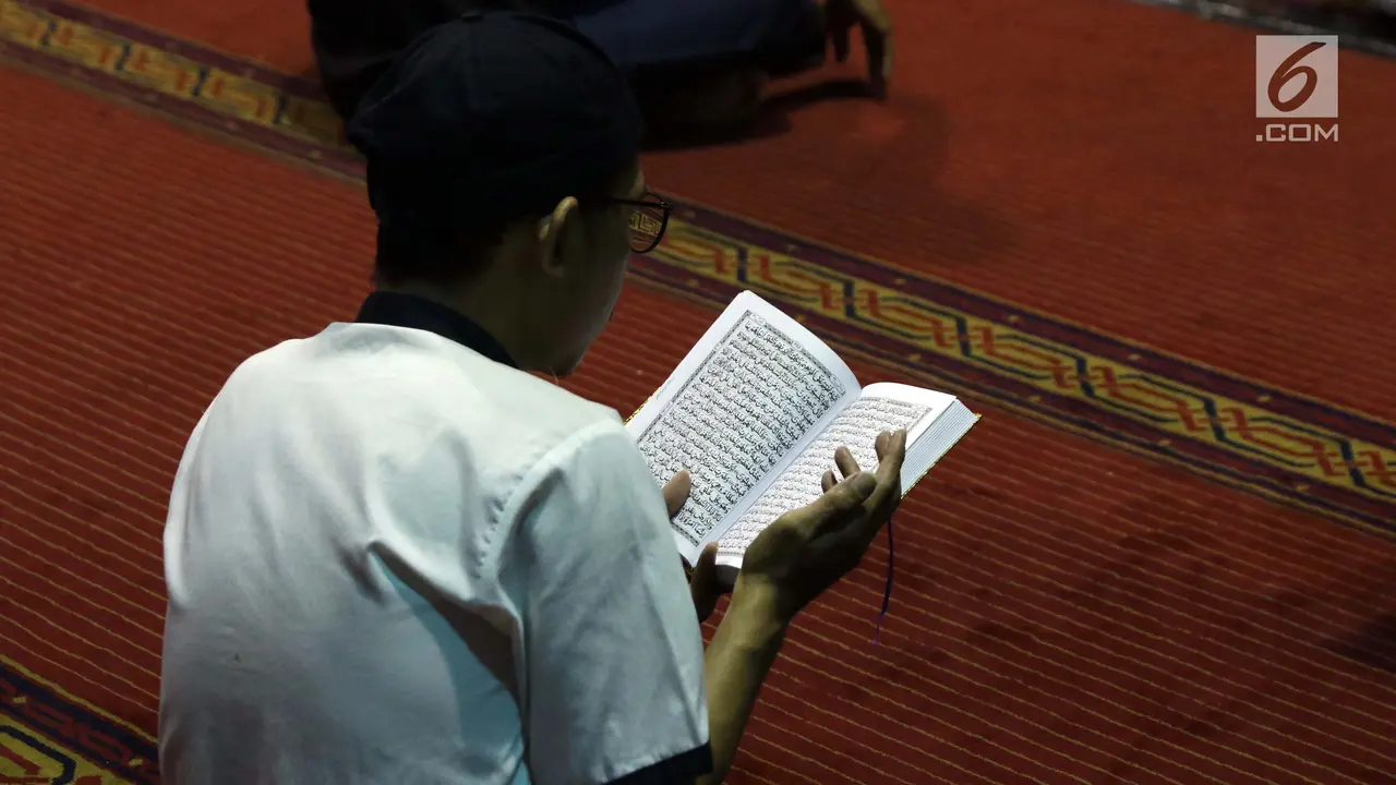 Suasana Malam Takbiran di Masjid Istiqlal Jakarta