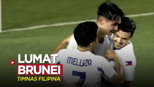 VIDEO: Highlights Grup A Piala AFF 2022, Filipina Lumat Brunei 5-1