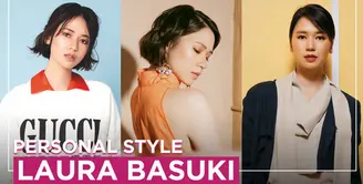Model sekaligus aktris cantik Laura Basuki dikenal sebagai salah satu fahionista tanah
air.