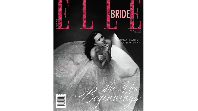 Potret Beby Tsabina untuk Majalah Elle Bride