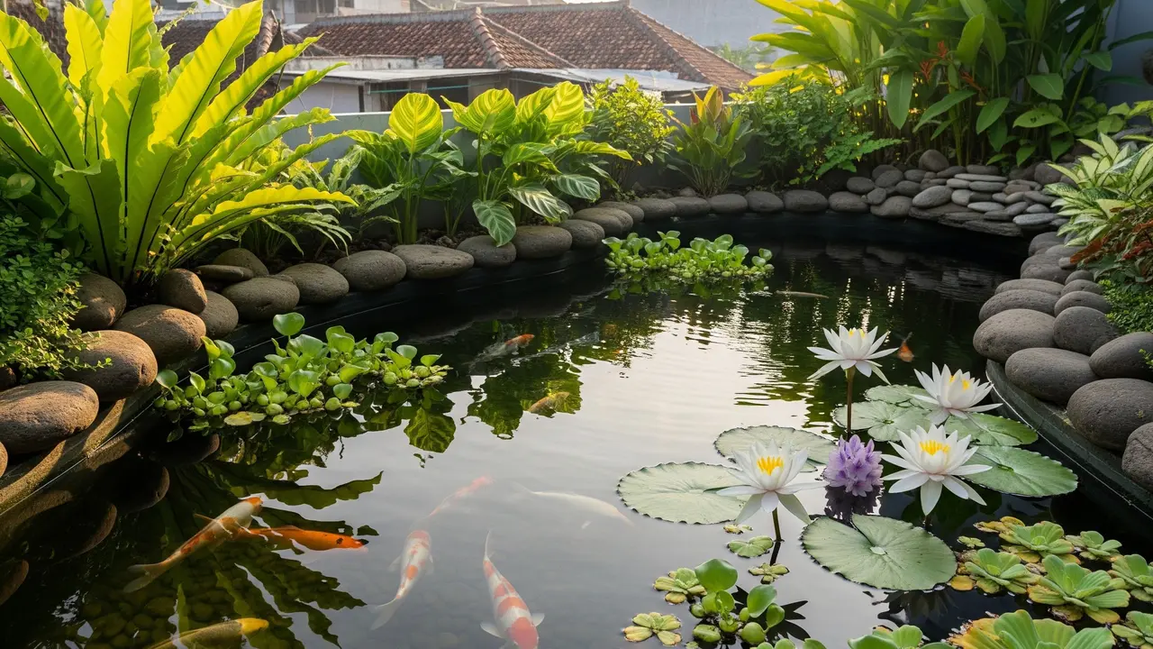 Tanaman Air yang Bisa Menjernihkan Kolam Ikan Secara Alami