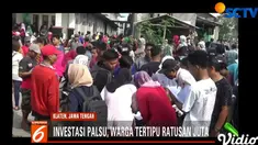 Ini dilakukan warga sebagai salah satu persiapan melakukan gugatan perdata untuk pengembalian dana.