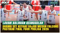 LavAni Menang 3-0 atas Medan Falcons! Tiket Final Four Proliga 2026 Terkunci
