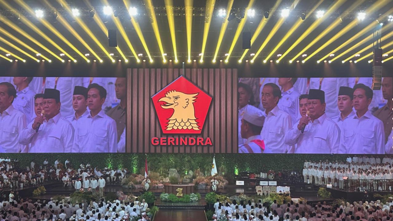 VIDEO: Jokowi di HUT Gerindra Ungkit Kemenangan Pilpres "Saya yang Kalahkan Prabowo 2 Kali"
