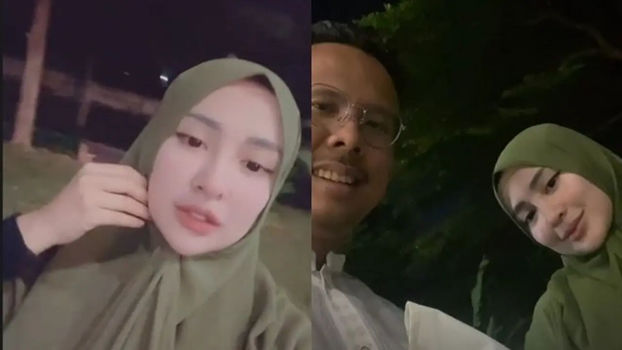 6 Potret Cupi Cupita Tampil Berhijab Jalani Ramadhan Bareng Suami, Tepis Isu Cerai