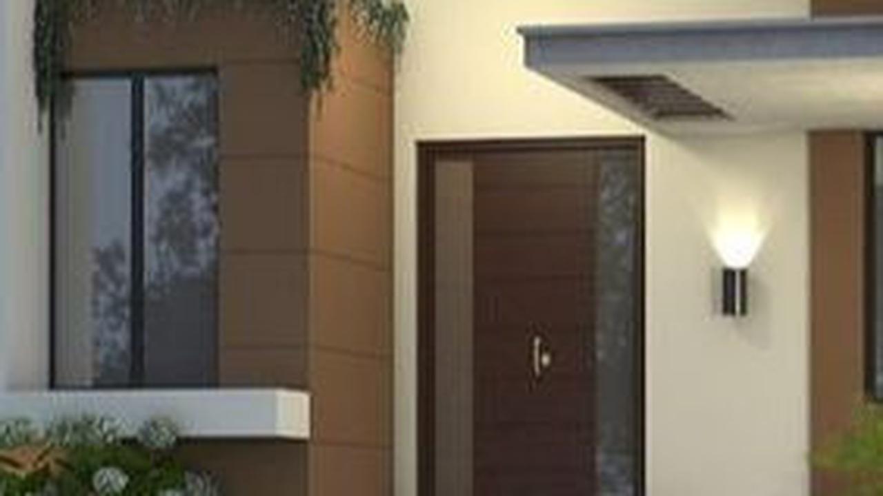 Rumah Minimalis 1 Lantai dengan Konsep Perkotaan Warna Kalem