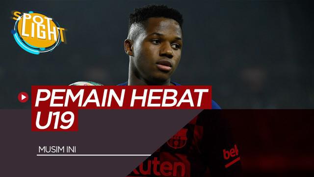 Berita video spotlight membahas tentang Ansu Fati, Bukayo Saka dan 3 Pemain Hebat U19 Musim Ini