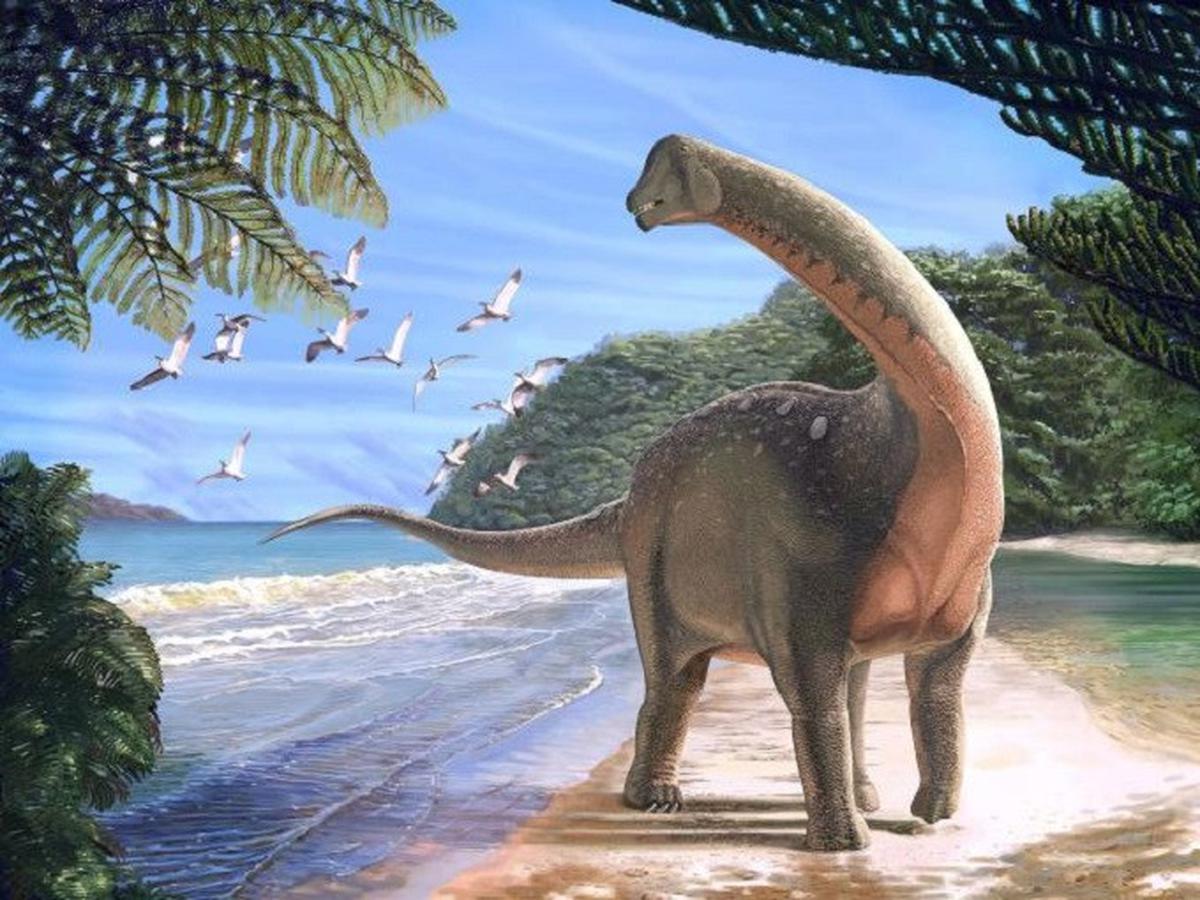 Reptil-reptil raksasa seperti dinosaurus tyrannosaurus dan brontosaurus muncul pada zaman