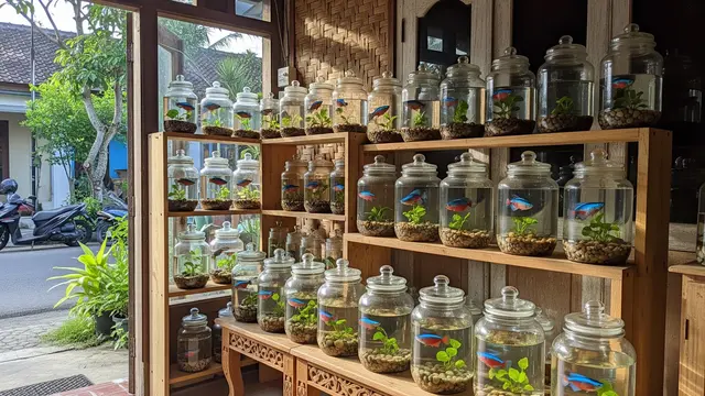 Ide Ternak Ikan Mini di Stoples Kaca Bikin Rumah Jadi Estetik dan Menguntungkan