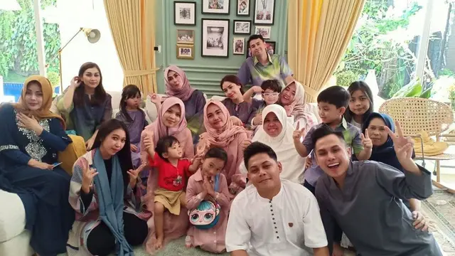 Momen Lebaran Pertama Keluarga Raffi Ahmad di Andara