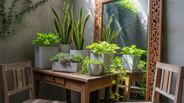 Dekorasi Kreatif dengan Barang Bekas dan Pot Beton