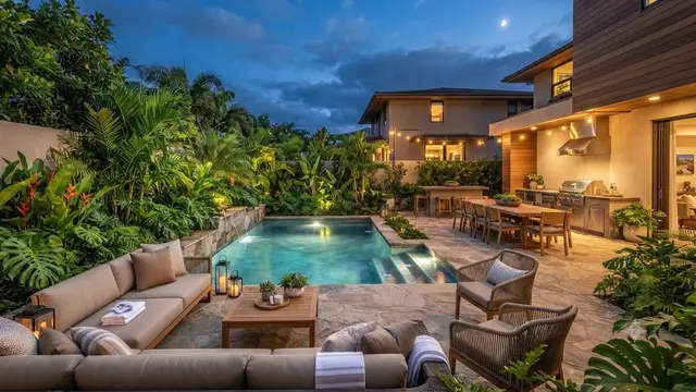 Inspirasi Outdoor Lounge di Belakang Rumah