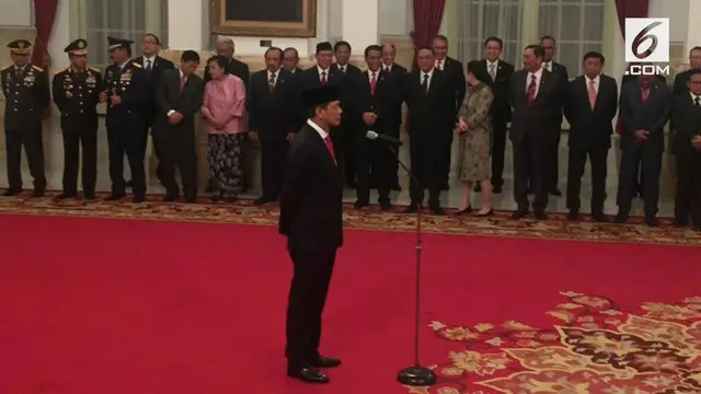 VIDEO: Jokowi Lantik Doni Monardo jadi Kepala BNPB