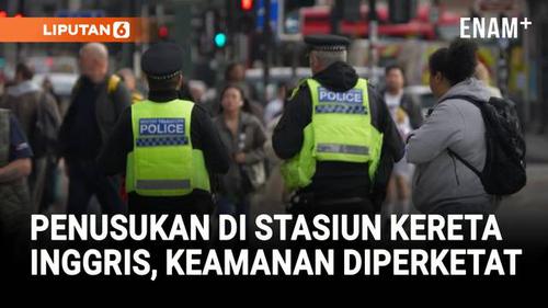 Inggris Perketat Keamanan di Stasiun Usai Serangan Penusukan