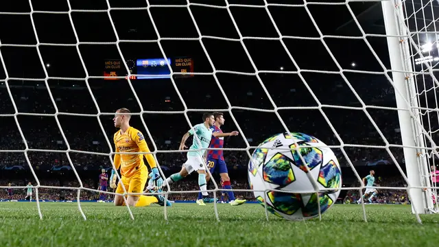 2 Gol Suarez Bawa Barcelona Taklukkan Inter Milan