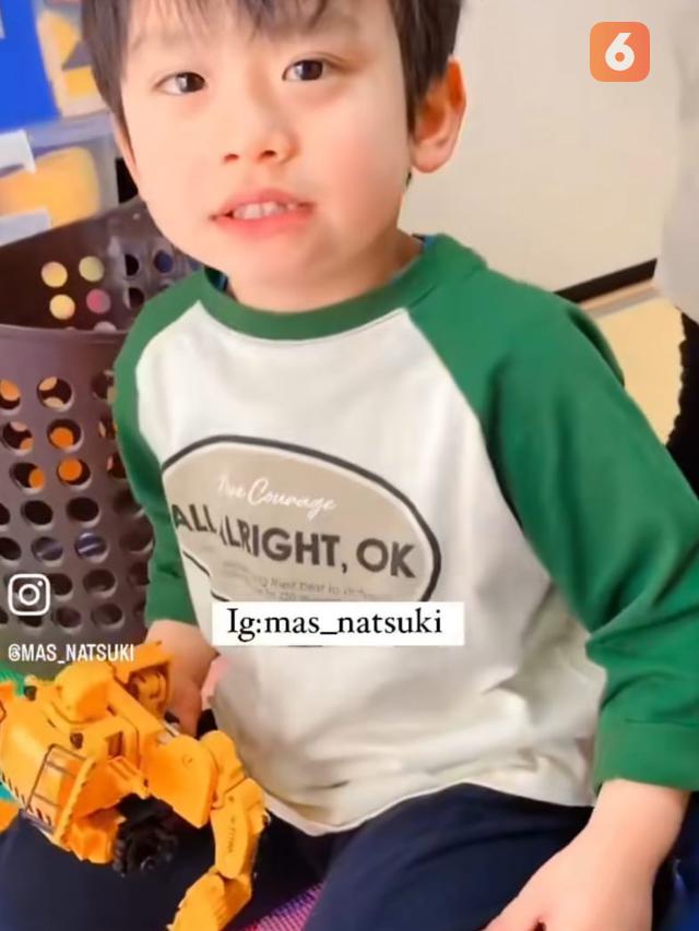 Aksi Lucu Anak Jepang Keturunan Tulungagung Ini Bikin Gemes Warganet