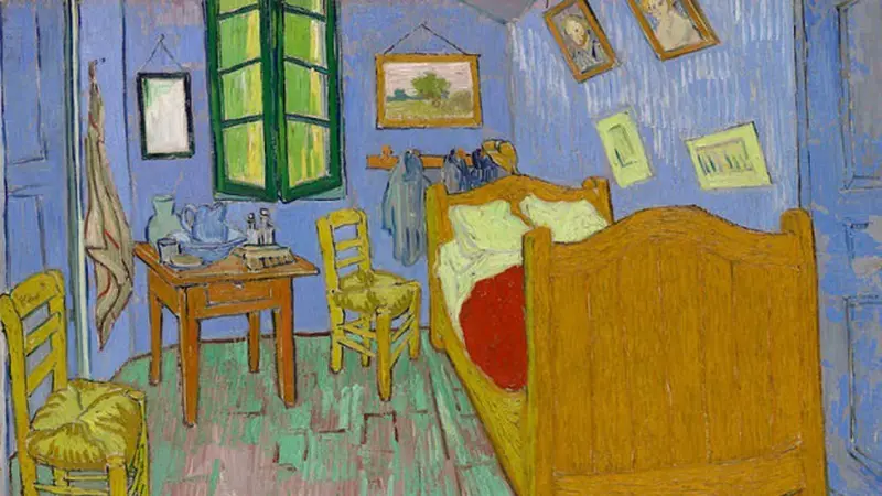 Lukisan Van Gogh yang berjudul "The Bedroom"