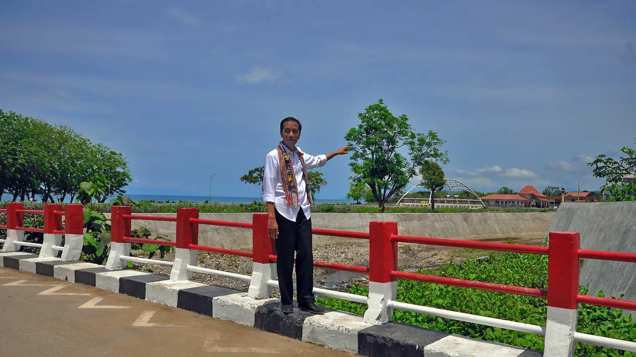 Jokowi Kunjungi Perbatasan Indonesia - Timor Leste