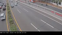 Kondisi Lalu Lintas di Tol Dalam Kota Jelang Demo 28 Oktober