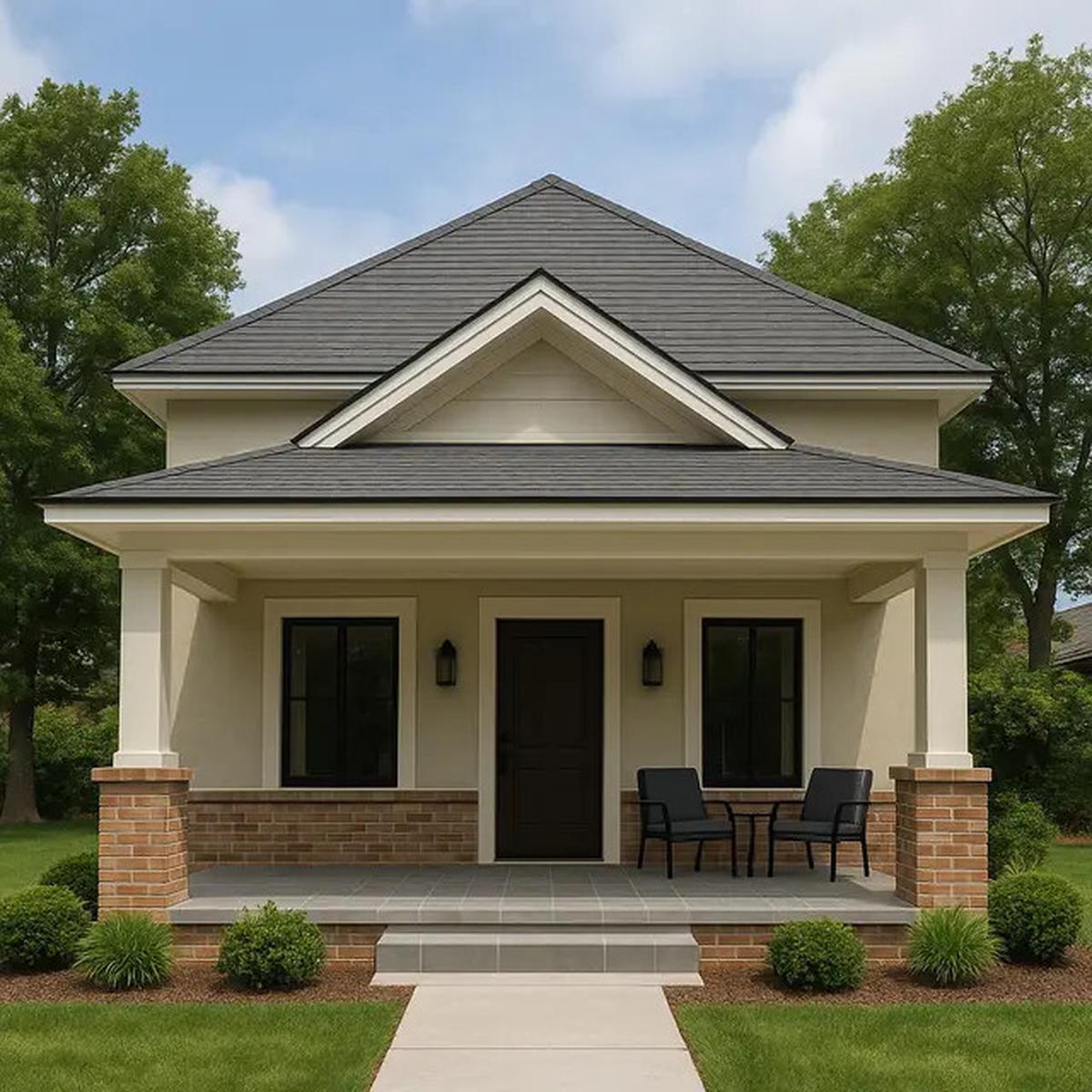 8 Model Rumah 6x9 Atap Kombinasi Pelana dan Limas, Desain Hunian Modern dan Elegan di 2025