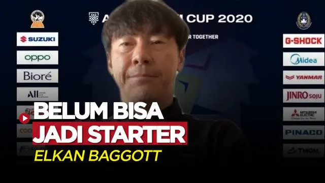 VIDEO: Shin Tae-yong Pastikan Elkan Baggott Belum Bisa Jadi Starter di Laga Pembuka Piala AFF 2020