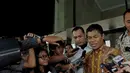 Ketua Pusat Pemeriksaan dan Analisa Transaksi Keuangan (PPATK), Muhammad Yusuf memberi keterangan di kantor KPK, Jakarta, Rabu (15/4). Kedatangan Yusuf untuk dimintai pandangannya tentang cara penyitaan aset-aset koruptor. (Liputan6.com/Andrian M Tunay)