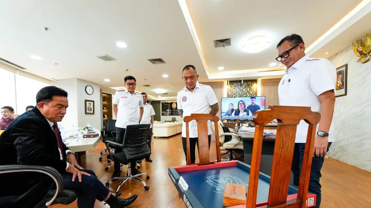 PB ORADO Bertemu Menko Kumham Imipas, Tegaskan Komitmen Membangun Domino dari Indonesia untuk Dunia