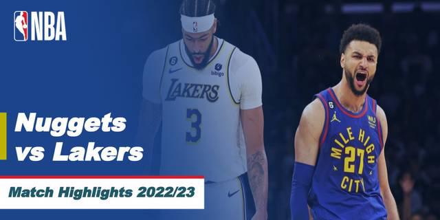VIDEO: Denver Nuggets Kalahkan LA Lakers di Gim Ketiga Final Wilayah NBA 2022/2023