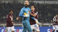Kiper Torino,&nbsp;Vanja Milinkovic-Savic, menjadi momok buat AC Milan pada laga&nbsp;pekan ke-26 Serie A di&nbsp;Stadio Olimpico Grande Torino, Minggu (23/02/2025) dini hari WIB. Gara-gara penampilan&nbsp;Milinkovic-Savic, Milan takluk 1-2 dari il Toro. (Alberto Gandolfo/LaPresse via AP)